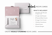 30 Mini Recipe Cards Canva Template, a Card Template by White Dreamers (Thumbnail 2 of 9)