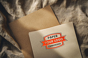 Logo Mockup On Craft Paper, a Product Mockup by GenesisCreativeCo (Thumbnail 2 of 3)