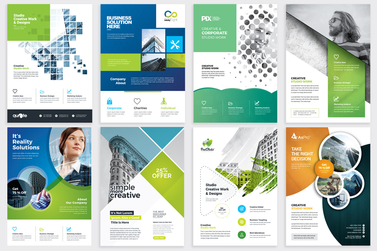 Flyer Bundle, a Flyer Template by GoldenPixelStudio (Photo 5 of 9)