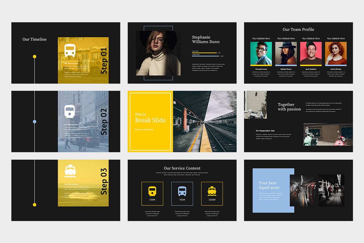 Jukio : Transportation Google Slides, a Presentation Template by Punkl Camp (Photo 7 of 9)