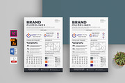 Brand Guidelines | Word & Indesign, a Poster Template by obayes (Thumbnail 1 of 3)
