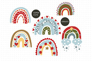 Christmas Rainbow Set. Eps, Svg, Png, an Illustration by ClipArtRoom (Thumbnail 2 of 6)