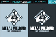 Metal Welding Logo, a Branding & Logo Template by pixelogan (Thumbnail 2 of 2)