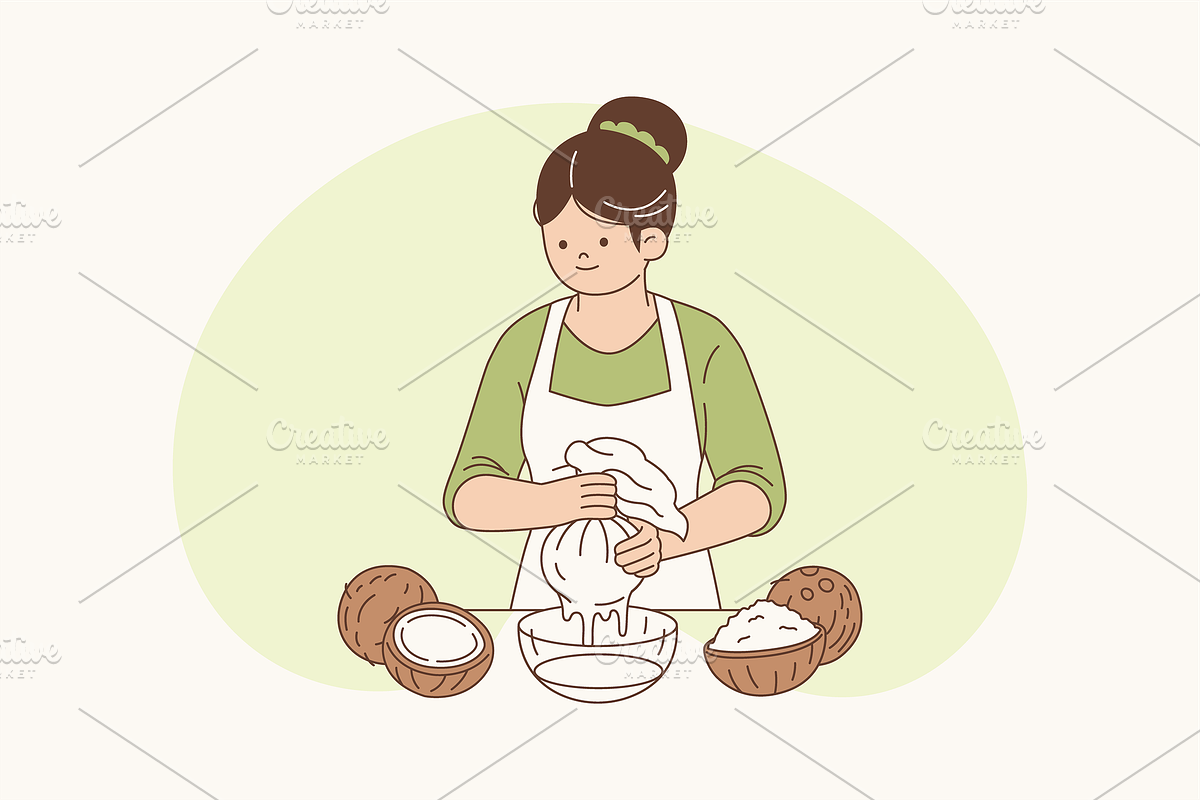 Coconut & Us Illustration, an Object Graphic by Jump Studio (Photo 6 of 12)