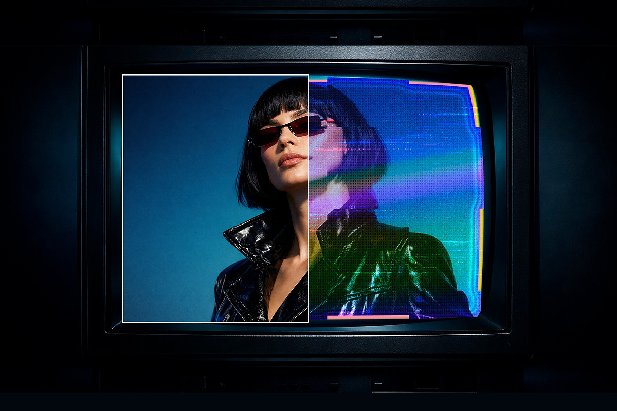 CRT Monitor Photo Effect, a Layer Style Add-On by studiogstock (Photo 2 of 3)