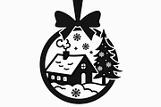 christmas laser cut bundle, christma, a Graphic by Creativeshirt (Thumbnail 2 of 16)