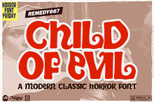 Child of Evil - Modern Horror Font