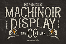 Machinoir - Vintage Display Font