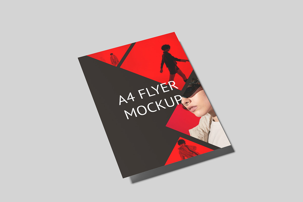 A4 Flyer Mockup, an Advertising Mockup by safrizalstudio (Photo 7 of 13)
