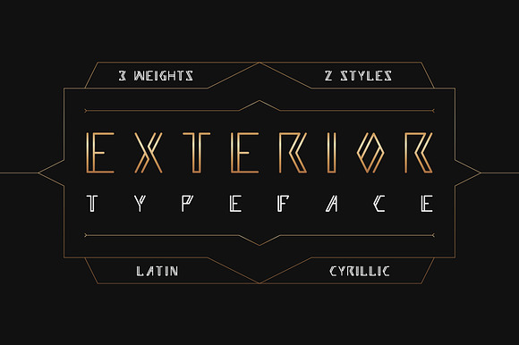 EXTERIOR - 6 fonts preview 7