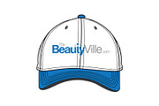 Curved Brim Baseball Hats - Template, a Hat Mockup by Mark Anthony Media (Thumbnail 2 of 4)