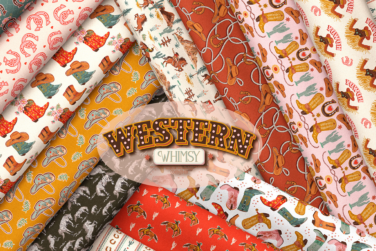 Western Whimsy, a Pattern Graphic by MSNTY STUDIOX (Photo 2 of 26)