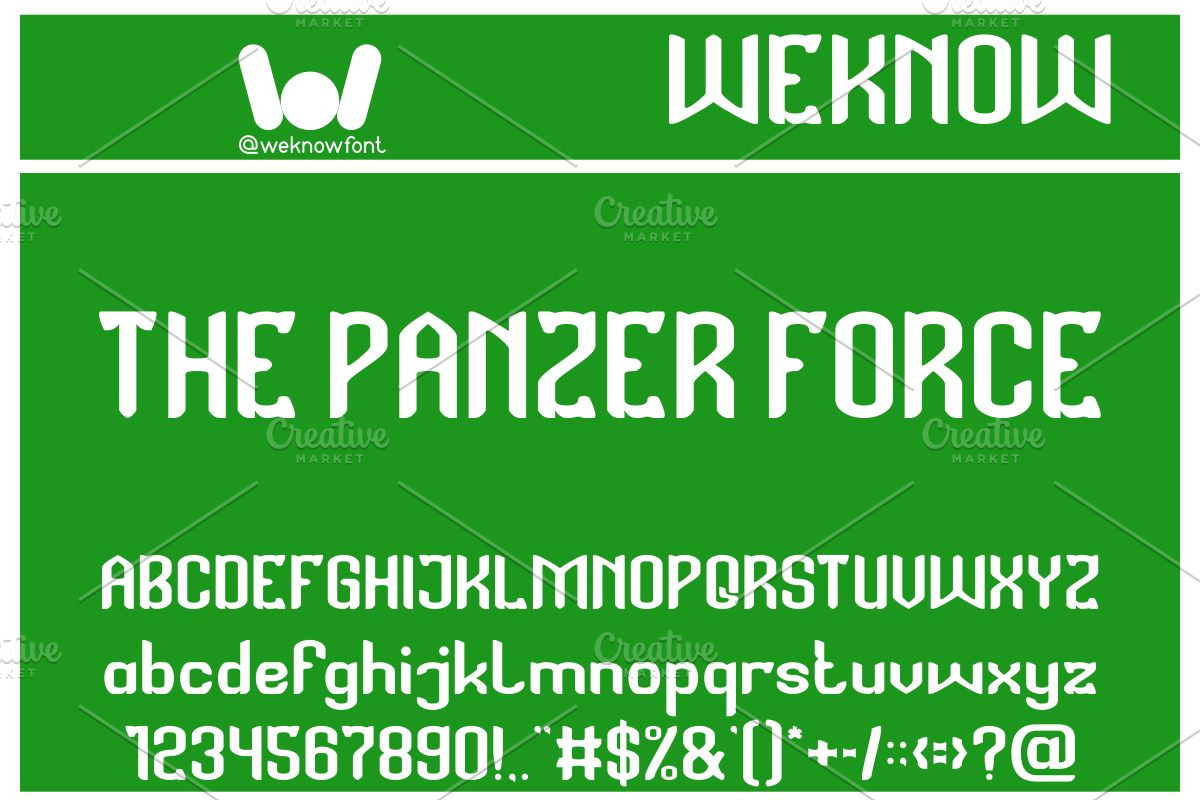 Strategy Games font, a Font by weknow (Photo 2 of 8)