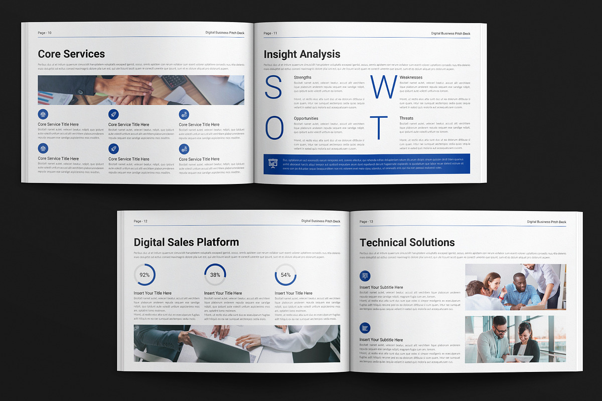 Digital Pitch Deck Landscape, a Brochure Template by E-Type (Photo 5 of 7)