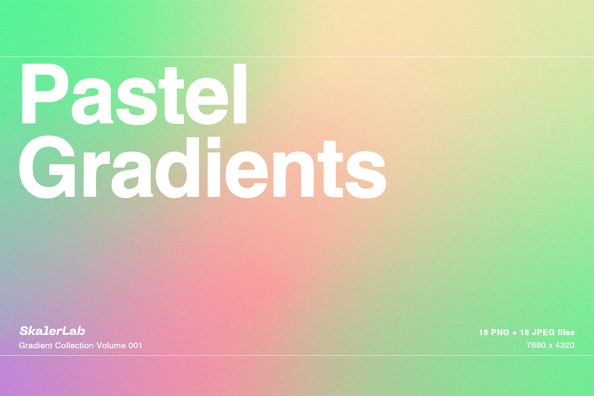 Pastel Gradient Backgrounds Vol 1, a Background Graphic by Skaler Lab (Photo 1 of 7)