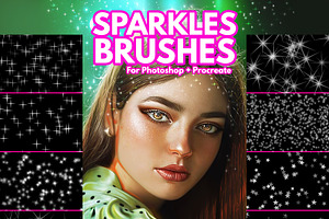 Sparkles Brushes Set, a Brush Add-On by vurdembrushes