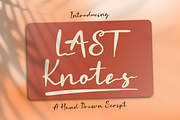 Last Knotes | Hand Drawn Script, a Script Font by Denustudios (Thumbnail 1 of 15)
