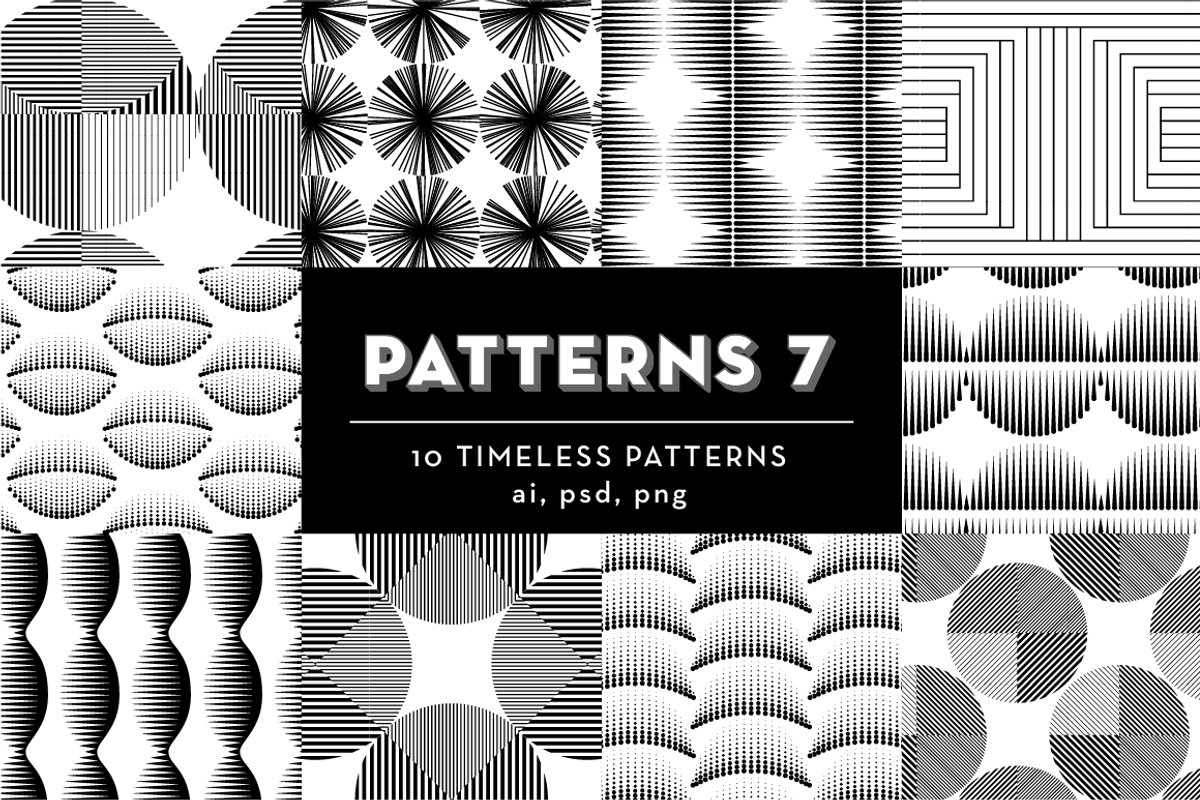 PATTERNS BUNDLE: 100 Geo Patterns, a Pattern Graphic by kloroform (Photo 30 of 45)
