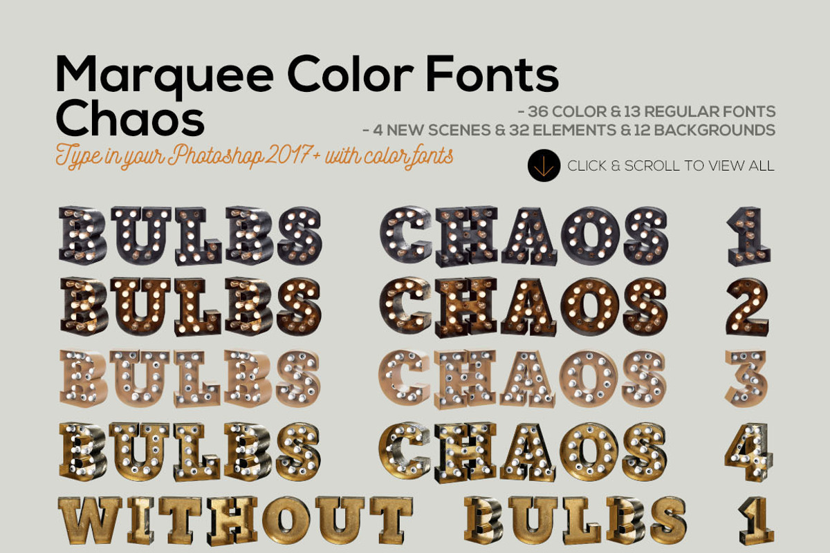 SALE Marquee Light Bulbs - All in 1, a Background Graphic by TVartworks (Photo 48 of 57)