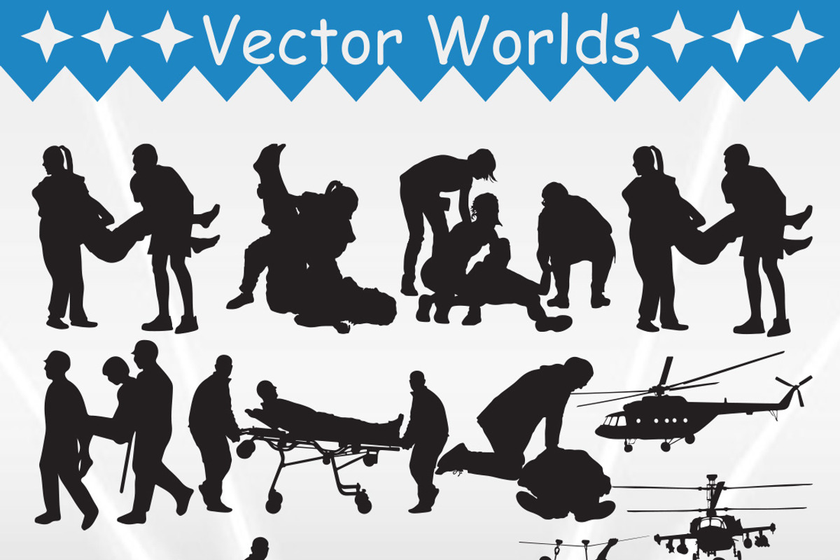 Rescue Svg, Rescue Help, Man Svg, an Object Graphic by VectorWorlds