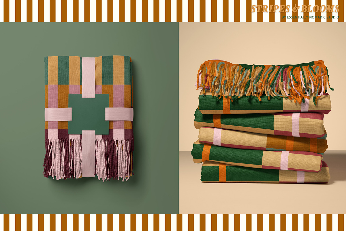 Stripes, Plaids & Floral Pattern, a Pattern Graphic by Essentially Nomadic (Photo 5 of 11)