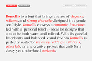 Romellis – Editorial Serif Typeface, a Serif Font by Zane Studio (Thumbnail 13 of 15)