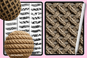 Procreate Rope texture brushes, a Brush Add-On by Revabrush (Thumbnail 5 of 7)