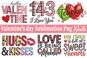 Valentine's day Sublimation Bundle, an Object Graphic by DollarSmart