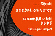 Eligibly - Display Font, a Script Font by Alpaprana (Thumbnail 8 of 9)