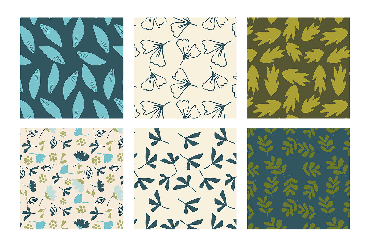 20 Modern Garden Patterns+Elements, a Pattern Graphic by Sweet Fig (Photo 7 of 12)