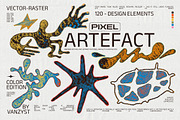 Pixel Artefact. Color Edition, a Graphic by Vanzyst (Thumbnail 1 of 12)