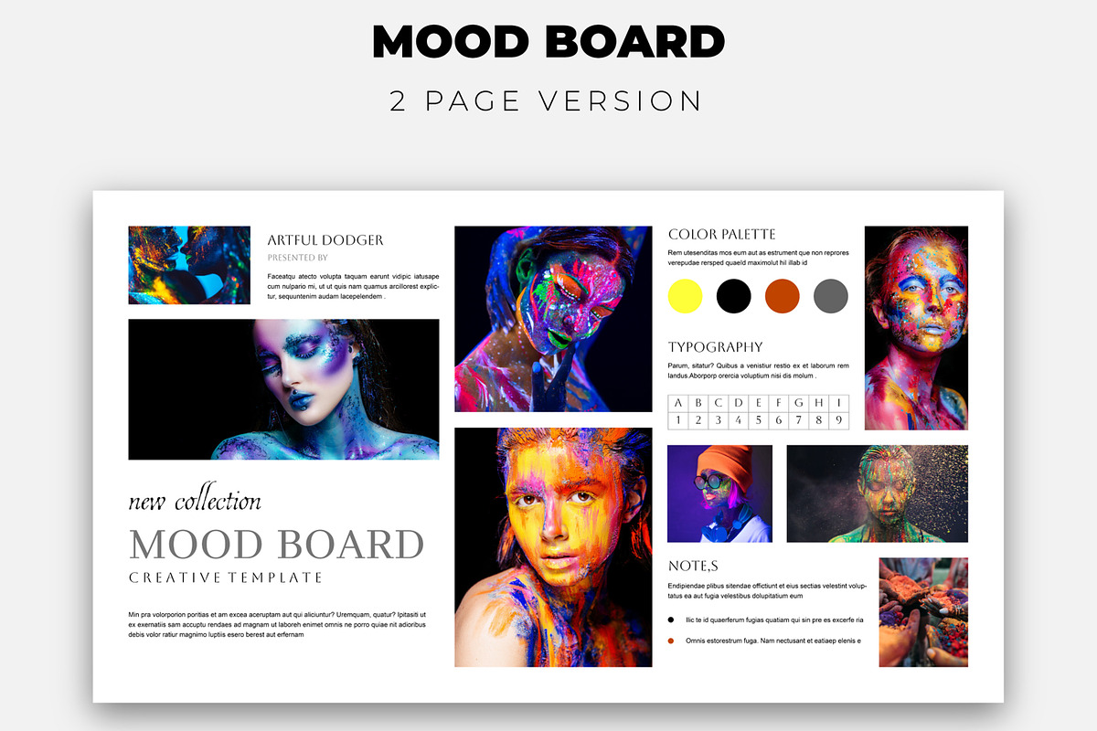 Modern Aesthetic Mood Board Collage, a Brochure Template by MightyDesign (Photo 2 of 6)