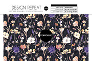 Bright Flowers - Seamless Patterns, a Pattern Graphic by texvogue (Thumbnail 2 of 9)