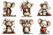 Whimsical Easter Mouse Clipart Png, an Illustration by Craft Nest (Thumbnail 4 of 11)