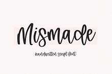 Mismade | Modern Script Font