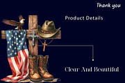 Memorial Day Cross Clipart, a Work Illustration by Dream Creation (Thumbnail 5 of 5)