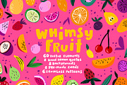 Whimsy Fruit vector iillustration, a Food Illustration by ShooShooShop (Thumbnail 1 of 16)