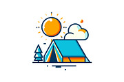 Outdoor Camping Icon Pack, an Object Graphic by Designs_River (Thumbnail 8 of 13)