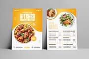 Modern A4 Food Menu Template, a Brochure Template by vectorlnk (Thumbnail 1 of 6)