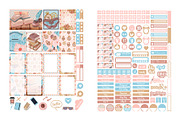 Vintage Planner Stickers Collection, a Design Template by DigitalDesignAI (Thumbnail 2 of 11)
