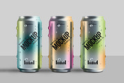 Aluminum Thin Can Mockups, an Advertising Mockup by CreativeShaper (Thumbnail 1 of 2)