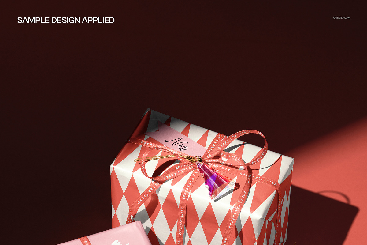 Christmas Decor & Wrapping Mockup, a Packaging Mockup by creatsy5 (Photo 3 of 35)