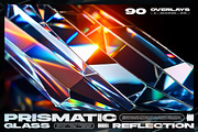 Prismatic Glass Reflection Overlays, a Texture Graphic by Cursedesign (Thumbnail 5 of 5)