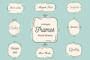 Hand drawn vintage frames, a Decorative Illustration by Manaraga (Thumbnail 1 of 4)