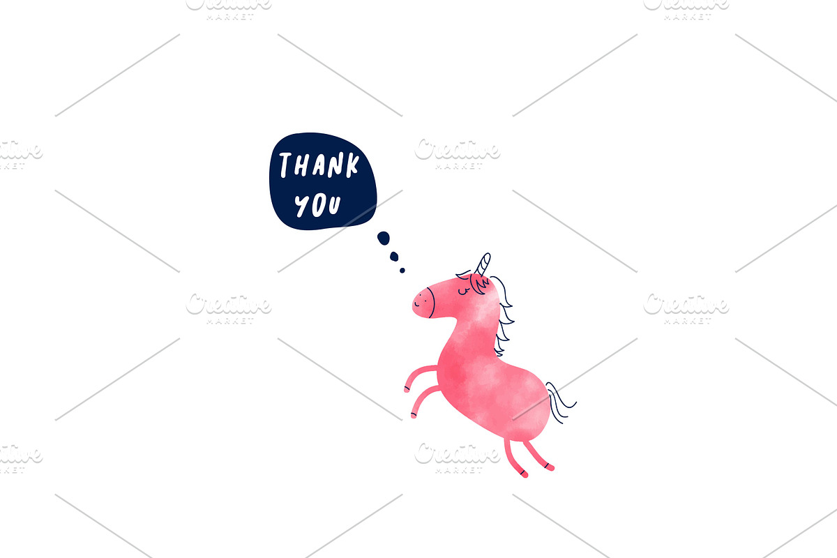 Watercolor Unicorn, an Animal Illustration by Black_sun (Photo 3 of 3)