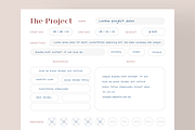 The Project - Modern Planner Layout, a Stationery Template by Filip Studio (Thumbnail 4 of 6)