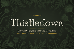 Thistledown: Whimsical Fantasy Serif