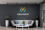 PSD Minimalist Lounge Wall Mockup, a Product Mockup by Ayy (Thumbnail 4 of 15)