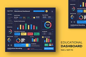 Educational Dashboard Template