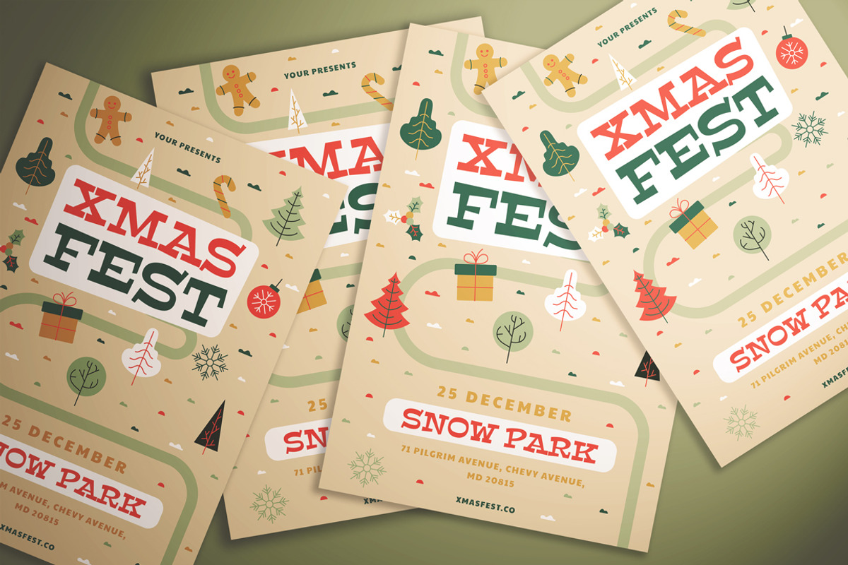 Xmas Fest Flyer, a Flyer Template by KMZVR.Lab (Photo 2 of 5)